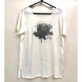 クリスチャンディオール(Christian Dior)のクリスチャンディオール　半袖Tシャツ　薔薇(Tシャツ(半袖/袖なし))