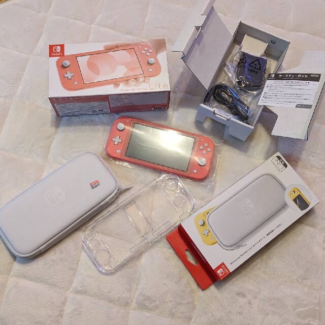 Nintendo Switch Lite コーラル　本体のみ　おまけ付き