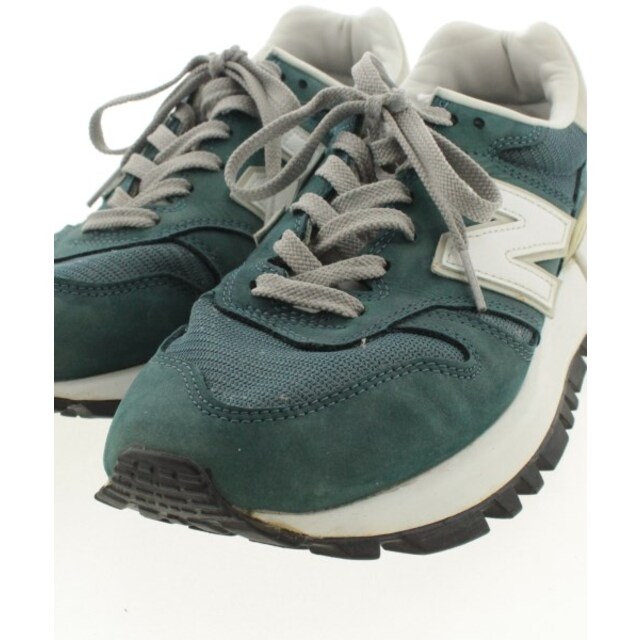 New Balance ニューバランス スニーカー 27.5cm 緑x白系
