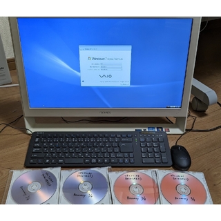 バイオ(VAIO)の【値下げしました８回目】VAIO J　ベージュ　一体型パソコン(デスクトップ型PC)