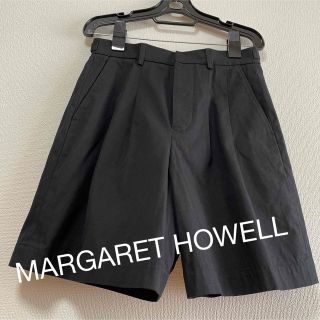 MARGARET HOWELLブラックキュロットトラウザーズ