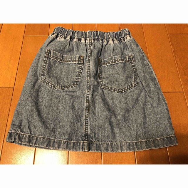 GU(ジーユー)のGU デニムスカート　120 キッズ/ベビー/マタニティのキッズ服女の子用(90cm~)(スカート)の商品写真