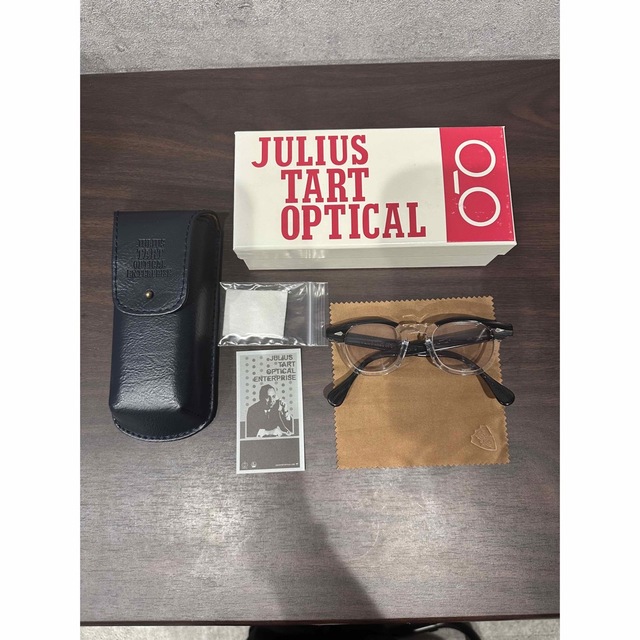 Julius Tart Optical AR Black Wood 44-22 海外ブランド aleksandra