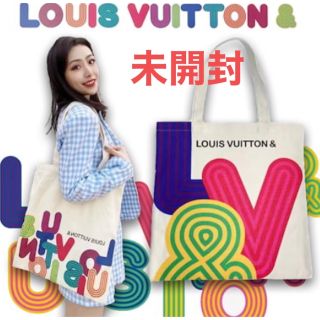 ルイヴィトン(LOUIS VUITTON)のLOUIS VUITTON アート展 キャンバスバッグ トートバッグ 正規品(トートバッグ)