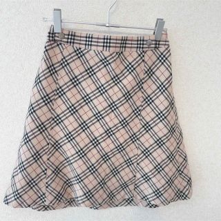 バーバリー(BURBERRY)のBURBERRY  チェックミニスカート(ミニスカート)