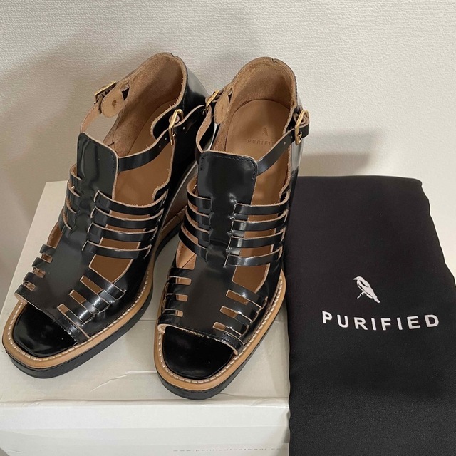purified ウエッジソールサンダル | ajmalstud.com