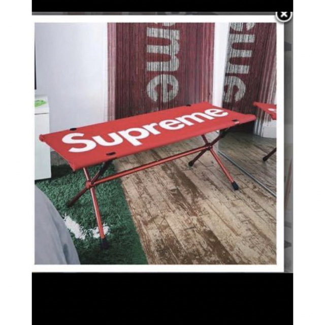 supreme helinox bench one red 未使用　値下げ