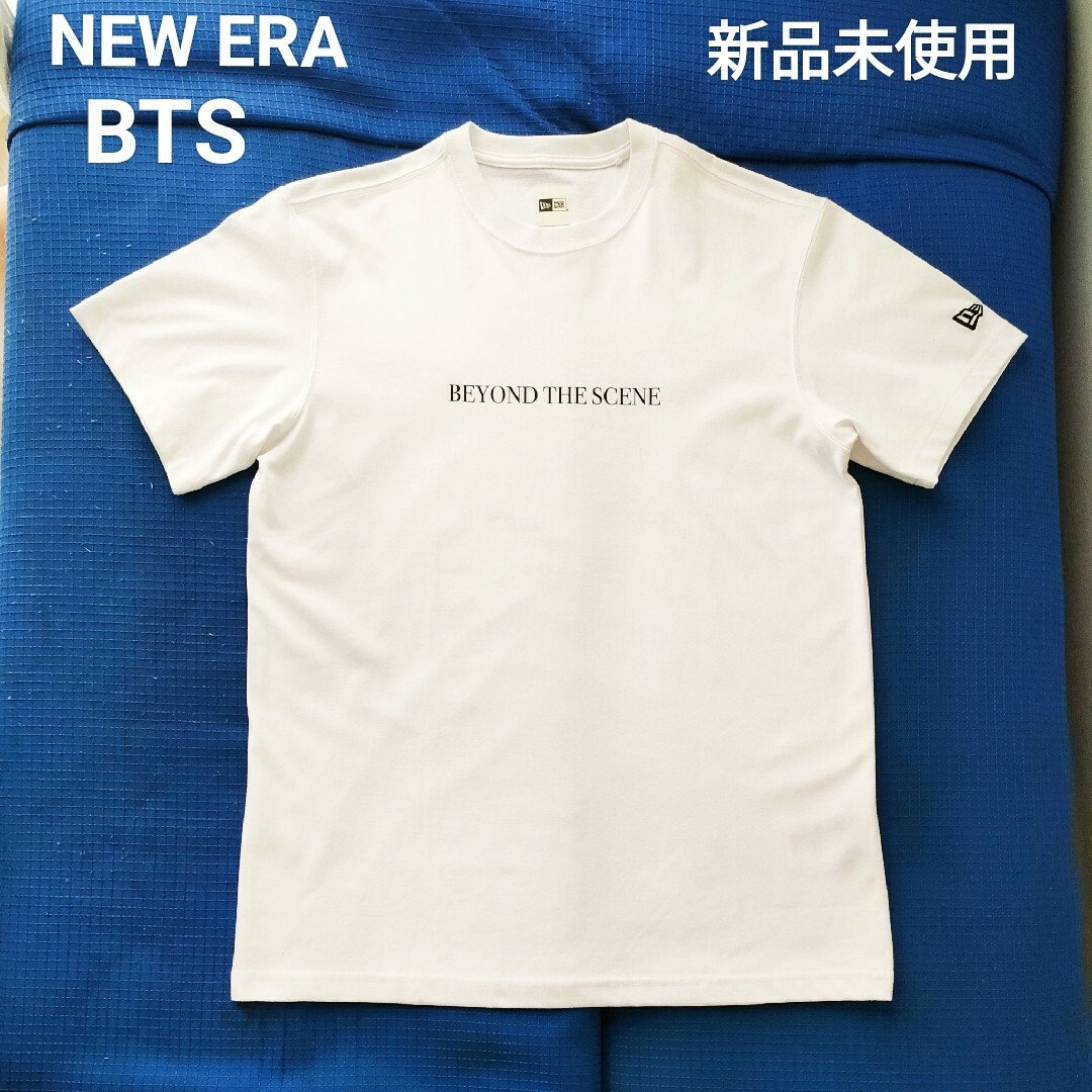 NEW ERA(ニューエラー)の【新品未使用】NEW ERA（ニューエラ)　BTS コラボ　Tシャツ　レア　Ｌ メンズのトップス(Tシャツ/カットソー(半袖/袖なし))の商品写真