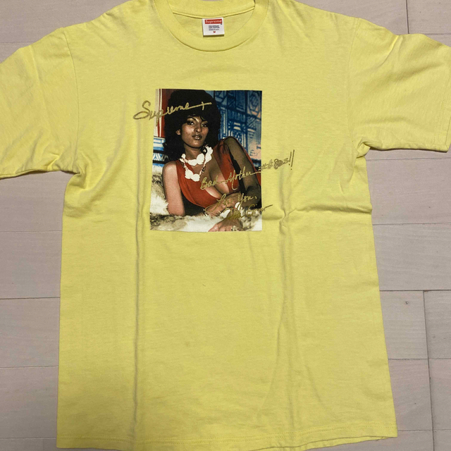 新品未使用　Supreme Naomi Tee L 黄色　Yellow