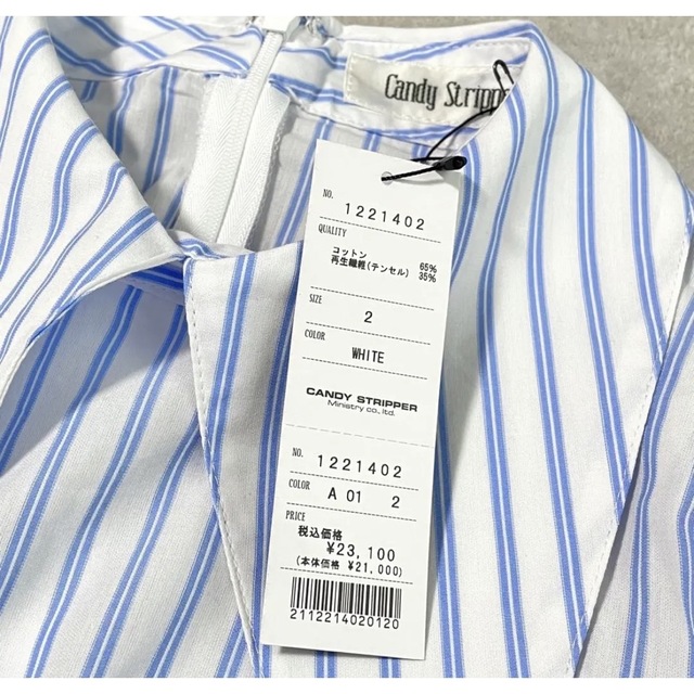 Candy Stripper(キャンディーストリッパー)のキャンディストリッパー GOOD MOOD STRIPE ワンピース ZARA レディースのワンピース(ひざ丈ワンピース)の商品写真