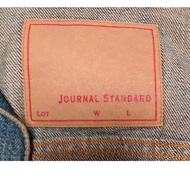 JOURNAL STANDARD(ジャーナルスタンダード)の【美品】JOURNALSTANDARD　デニムジャケット　Ｌサイズ レディースのジャケット/アウター(Gジャン/デニムジャケット)の商品写真