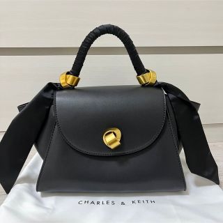 チャールズアンドキース(Charles and Keith)の【CHARLES＆KEITH】2wayリボンバッグ(ハンドバッグ)