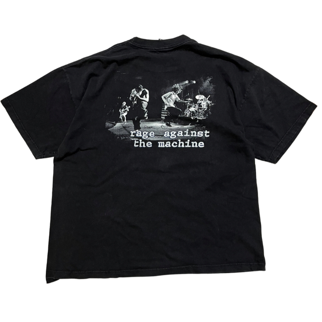 超希少】90's rage against the machine Tシャツ トップス 超希少】90's rage against the machine Tシャツ トップス