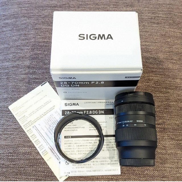 SIGMA(シグマ)のSIGMA 28-70mm F2.8 DG DN ソニーEマウント スマホ/家電/カメラのカメラ(レンズ(ズーム))の商品写真