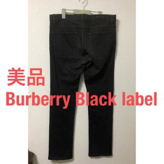 バーバリーブラックレーベル(BURBERRY BLACK LABEL)の美品　Burberry Black label バーバリー　ブラックデニム　82(デニム/ジーンズ)