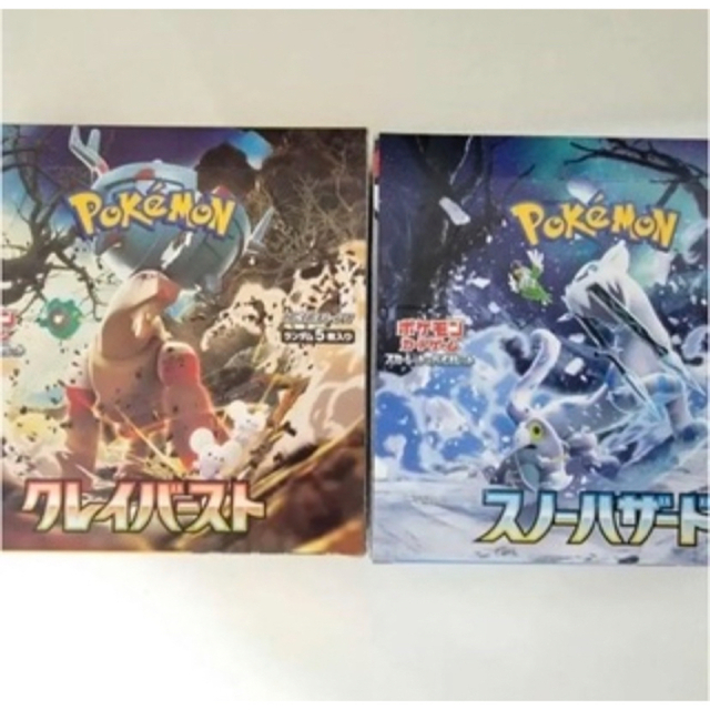 ポケモンカード クレイバースト スノーハザード 各1ボックス