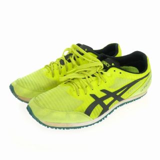 アシックス(asics)のアシックス asics ランニングシューズ スニーカー 25.5㎝ 黄(スニーカー)