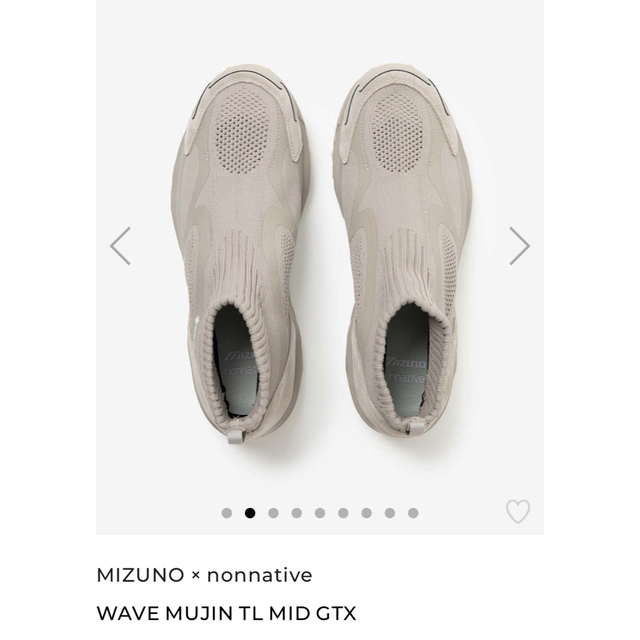 nonnative(ノンネイティブ)のnonnative × Mizuno Wave Mujin TL  28.5  メンズの靴/シューズ(スニーカー)の商品写真