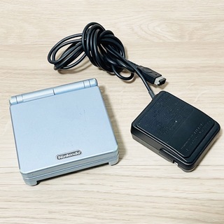 ゲームボーイアドバンス(ゲームボーイアドバンス)の任天堂　Nintendo　ゲームボーイアドバンスSP　ブルー　電源コード付(携帯用ゲーム機本体)