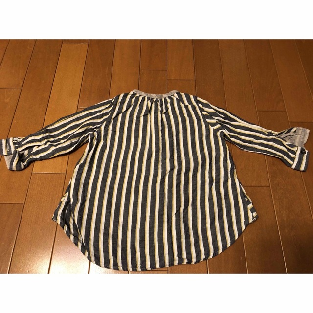 FITH(フィス)のFITH ストライプ　シャツ　Mサイズ キッズ/ベビー/マタニティのキッズ服男の子用(90cm~)(ブラウス)の商品写真