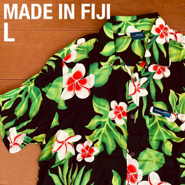 Sun Surf(サンサーフ)のヴィンテージアロハシャツ L MADE IN FIJI 総柄 花柄 メンズのトップス(シャツ)の商品写真