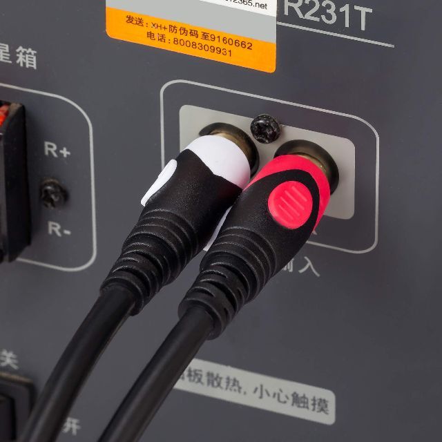 激安 激安特価 送料無料 Hosa CPR-201 1m モノラルフォンオスx2-RCAオスx2 オーディオケーブル Hosa CPR-202 モノラルフォン×2-RCAピン×2 オーディオケーブル RCAケーブル モニター対応 2m