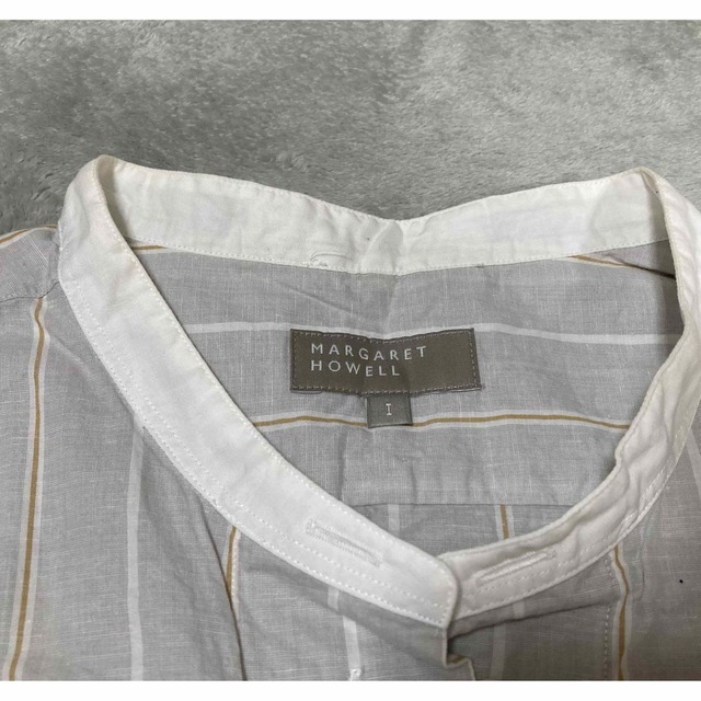 MARGARET HOWELL(マーガレットハウエル)のバンドカラーシャツ レディースのトップス(シャツ/ブラウス(半袖/袖なし))の商品写真