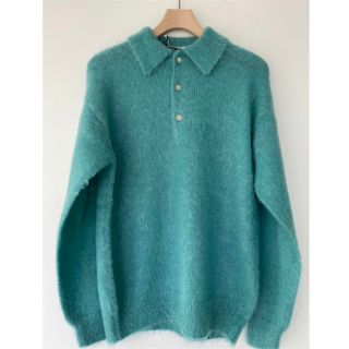 オーラリー(AURALEE)のAURALEE 22AW オーラリー スーパーキッド モヘア ニット ポロ 5(ニット/セーター)