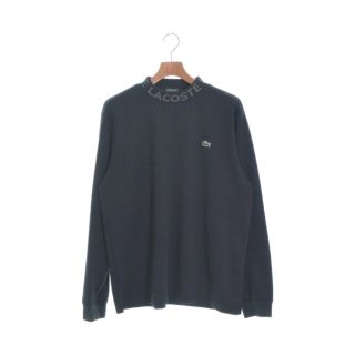 ラコステ(LACOSTE)のLACOSTE ラコステ Tシャツ・カットソー 5(XL位) 黒 【古着】【中古】(Tシャツ/カットソー(半袖/袖なし))