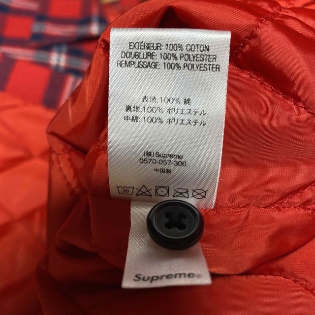 Supreme(シュプリーム)のSupreme Arc Logo Quilted Flannel Shirt メンズのトップス(シャツ)の商品写真