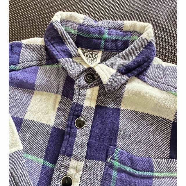 F.O.KIDS(エフオーキッズ)のネルシャツ 110 キッズ/ベビー/マタニティのキッズ服男の子用(90cm~)(ブラウス)の商品写真