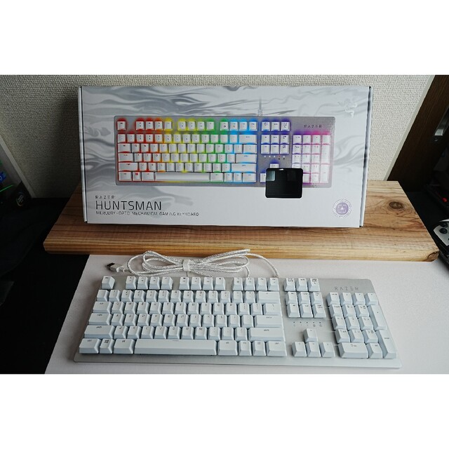 紫軸】Razer Huntsman Mercury White 女の子向けプレゼント集結 www