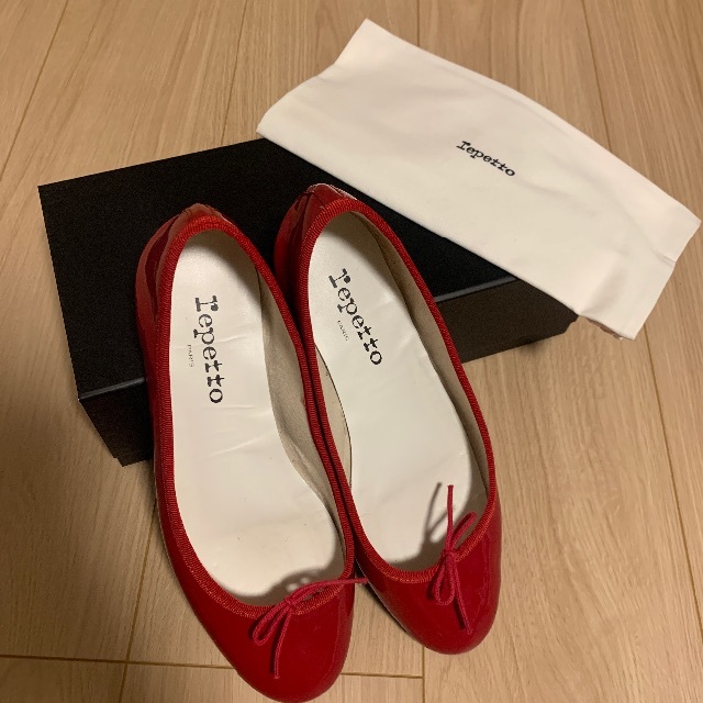 美品 repetto レペット サンドリオン バレエシューズ 38サイズ