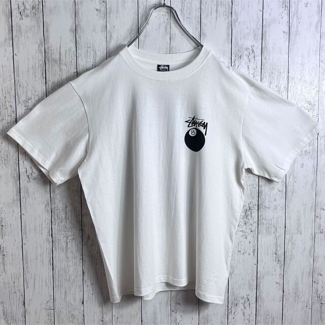 STUSSY - 【新品】【両面プリント】ステューシー 8ボール Tシャツ M