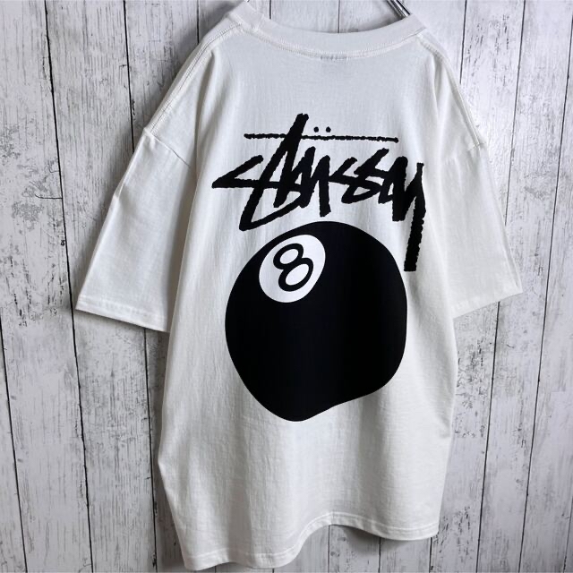 STUSSY - 【新品】【両面プリント】ステューシー 8ボール Tシャツ M