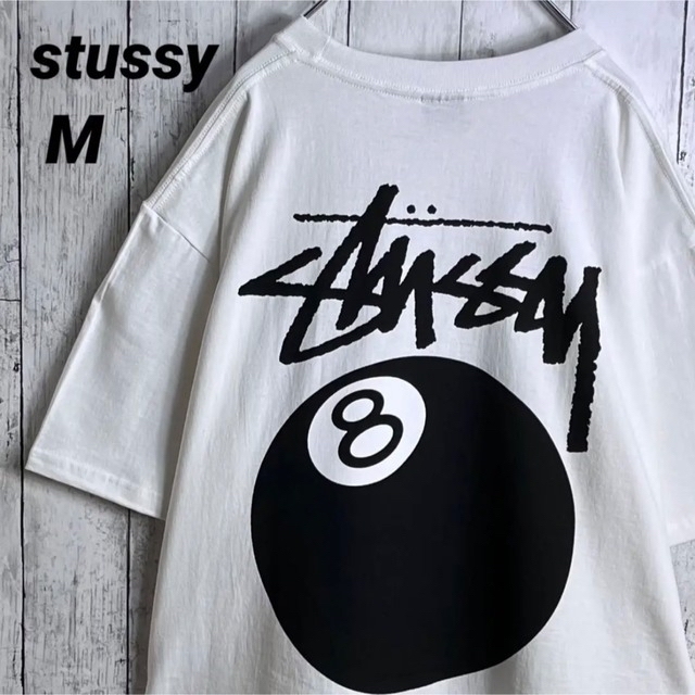 【美品】ステューシー stussy 8ボール デジタルプリント Tシャツ