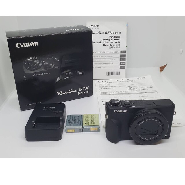 【超美品】Canon PowerShot G7 X Mark Ⅲ 保証＆おまけ付