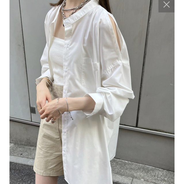 スカラップカラーティアードブラウス - 通販 - guianegro.com.br