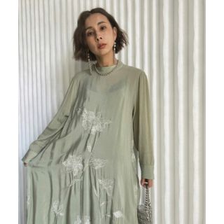 アメリヴィンテージ(Ameri VINTAGE)の大人気♡AMERI 2WAY FLOWER GARDEN DRESS(ロングワンピース/マキシワンピース)