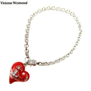 ヴィヴィアンウエストウッド(Vivienne Westwood)のVivienneWestwood 新品未使用 レッドハートブレスレット(ブレスレット/バングル)