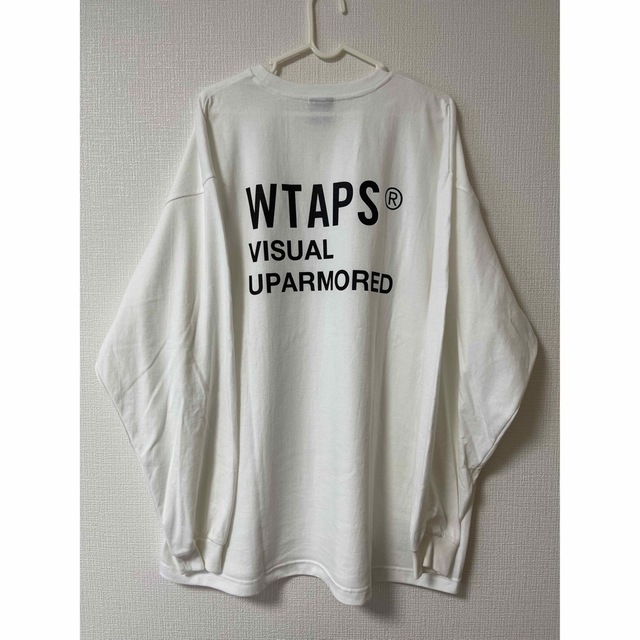 WTAPS VISUAL UPARMORED LS 03 Lサイズ 白 ホワイト-