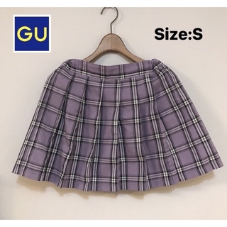 ジーユー(GU)のGU プリーツスカート　size S(ミニスカート)