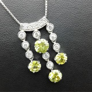 激レア☆高品質　4.030ct サファイアダイヤネックレス pt900/850(ネックレス)