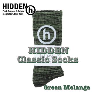 入手困難‼️HIDDEN SOCKS Green Melange 新品 送料込み(ソックス)