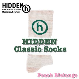 入手困難‼️HIDDEN SOCKS Peach Melange 新品 送料込み(ソックス)