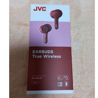 ケンウッド(KENWOOD)の新品未使用 JVC Bluetooth完全ワイヤレスイヤホン HA-A8T-R(ヘッドフォン/イヤフォン)