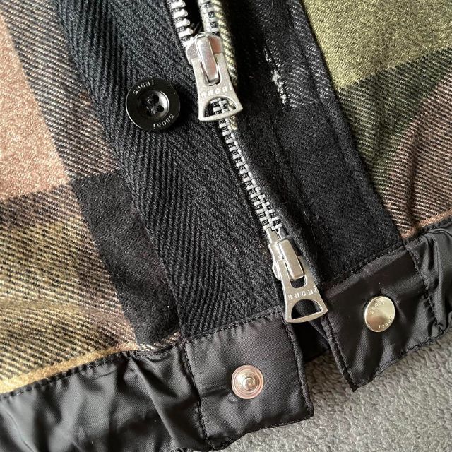 極美品】希少!メンズ sacai × KAWS カモフラージュ チェックシャツ