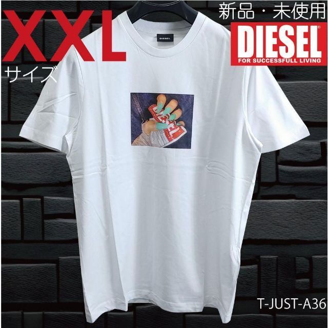 【新品】 3L ディーゼル Diesel Tシャツ MAGLIETTA 白