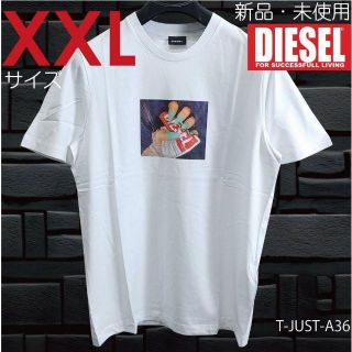 ディーゼル(DIESEL)の【新品】 3L ディーゼル Diesel Tシャツ MAGLIETTA 白(Tシャツ/カットソー(半袖/袖なし))