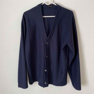 ユナイテッドアローズグリーンレーベルリラクシング(UNITED ARROWS green label relaxing)の【美品】ユナイテッドアローズ グリーンレーベル カーディガン ネイビー M(カーディガン)